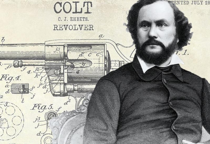 Samuel Colt (19. srpnja, 1814. – 10. siječnja, 1862.) - Samuel Colt, izumitelj čije je prezime postalo sinonim za revolver