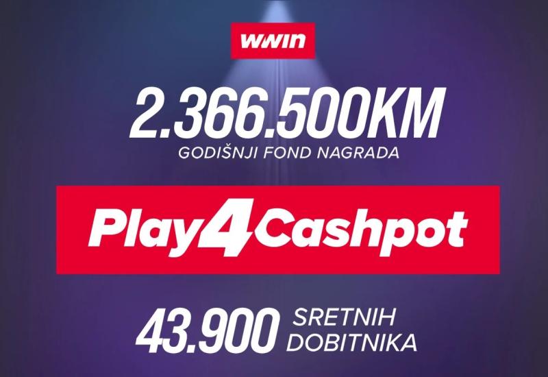 Doživite jedinstveno uzbuđenje uz Play4Cashpot promocije WWIN-a. - Igrač iz Sarajeva osvojio više od 200.000 KM na WWIN casinu