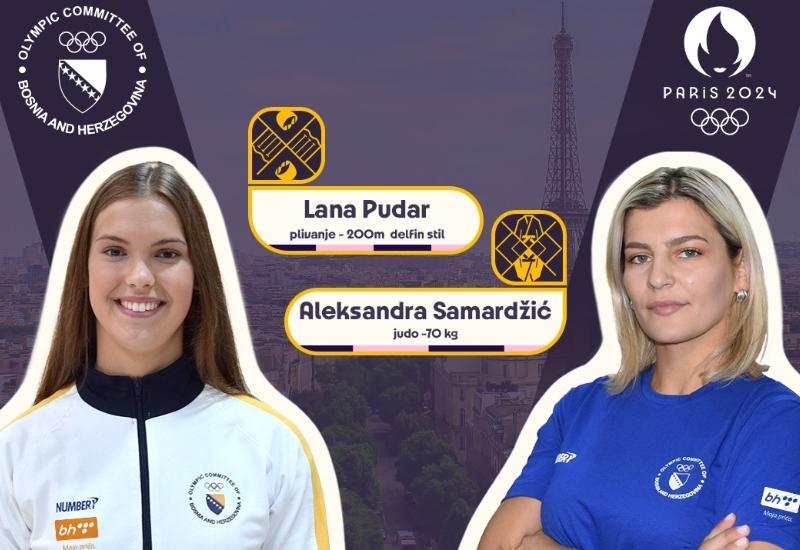 Na olimpijska borilišta sutra izlaze Lana Pudar i Aleksandra Samardžić