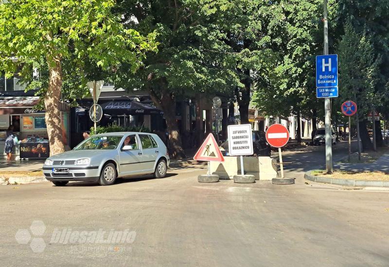 FOTO | Sa 7 dana zakašnjenja: Zbog radova zatvorena Ulica kralja Petra Krešimira IV