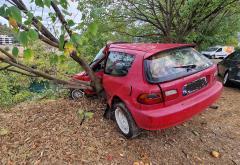 Mostar: Drvo spriječilo automobil da ne sleti u Neretvu