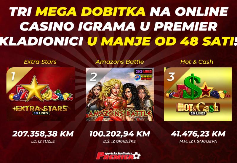 I.D. iz Tuzle na casino igrama Premier kladionice dobila nevjerojatnih 207.358,38 KM!