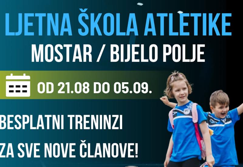 Besplatna ljetna škola atletike u Mostaru