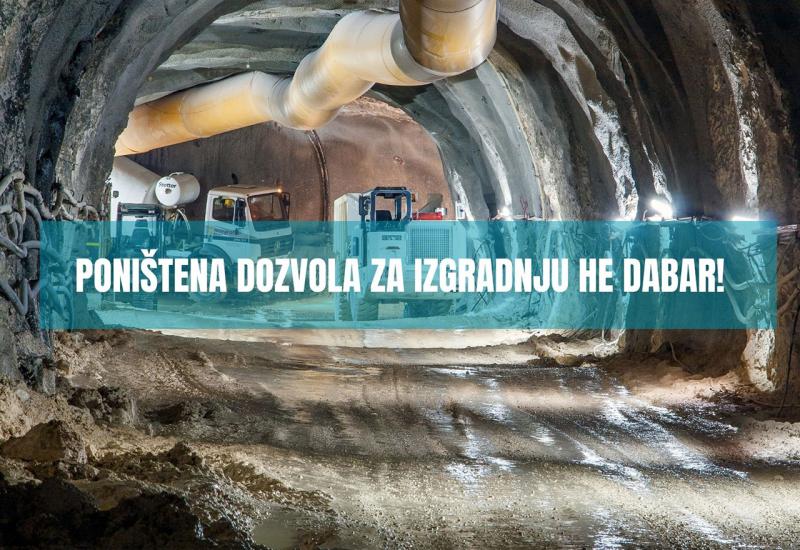 Poništeno odobrenje za izgradnju hidroelektrane Dabar