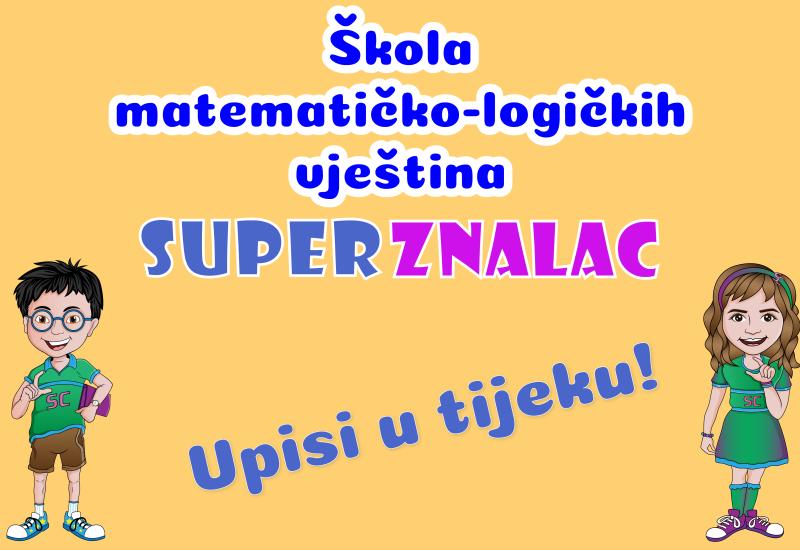 Međunarodna škola matematičko – logičkih vještina Superznalac upisuje novu generaciju polaznika