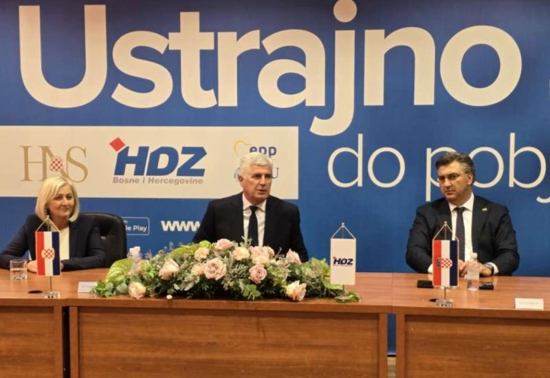 Počela sjednica Predsjedništva HDZ-a BiH, stigao i Plenković