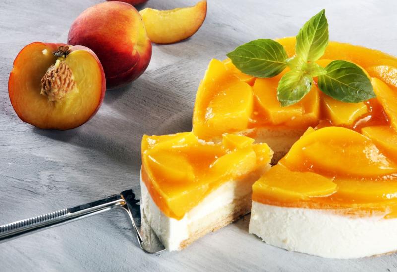 Cheesecake s breskvama koji se ne peče: Da, molim