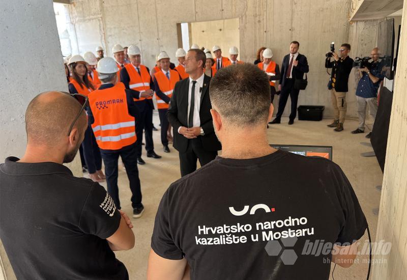 VIDEO Plenković na gradilištu nove zgrade HNK u Mostaru