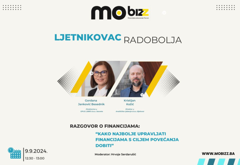 MOBIZZ 2024: Mostar postaje središte financijsko-ekonomskih događanja - MOBIZZ 2024: Mostar postaje središte financijsko-ekonomskih događanja