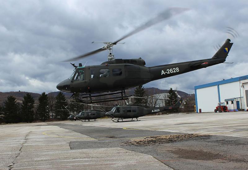 Helikopteri Oružanih snaga Bosne i Hercegovine - Helikopteri OS BiH cijeli vikend gasili požare