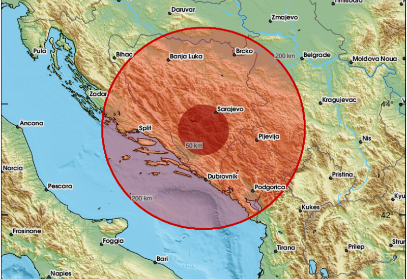 Potres kod Mostara - osjetili?