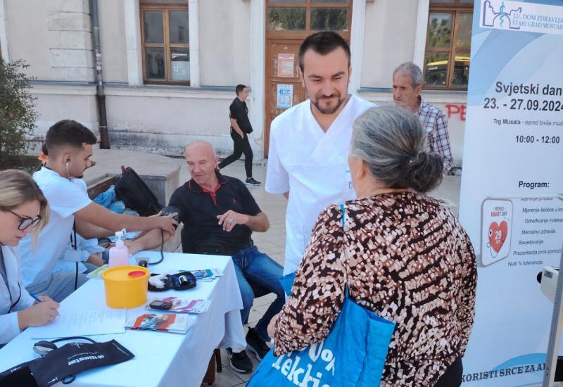 U Mostaru počela akcija besplatnog mjerenja šećera i tlaka u krvi