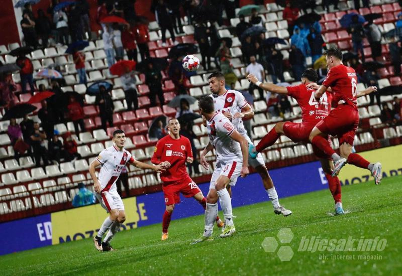 Derbi susret Veleža i Zrinjskog - Kiša 