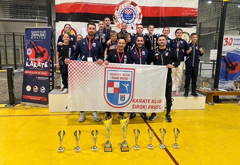 Karate klub Široki Brijeg najuspješniji klub na turniru u Mostaru