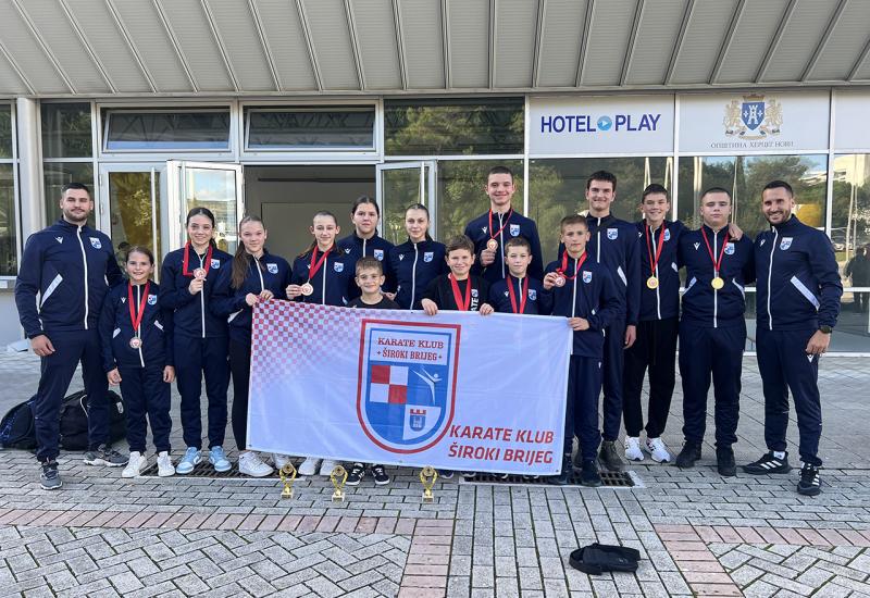 Karate klub Široki Brijeg nastavio niz odličnih rezultata i u Crnoj Gori