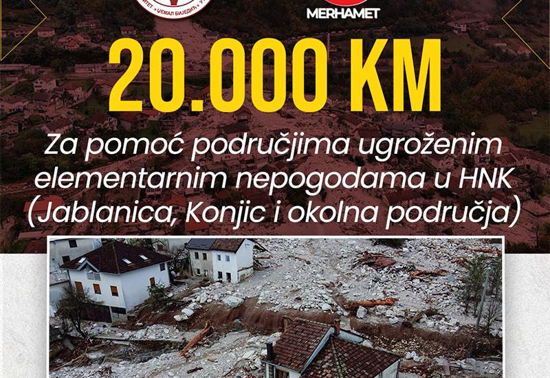 Univerzitet Džemal Bijedić u Mostaru donirao 20.000 KM za pomoć ugroženim područjima