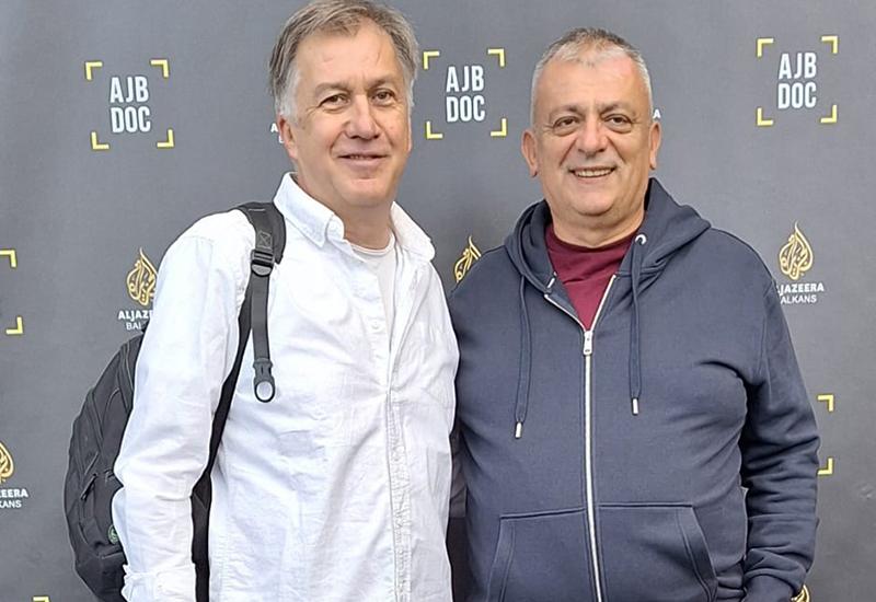 Sergej Kreso i Marko Romić na premijeri filma  - Neretva u suprotnom toku: Priče o ljudima i rijekama Sergeja Krese