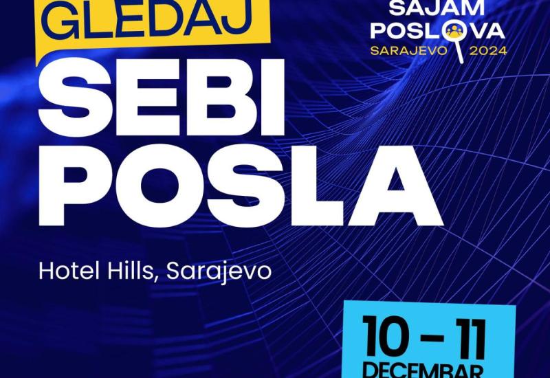 Najava za najveći "Sajam poslova - Gledaj sebi posla"