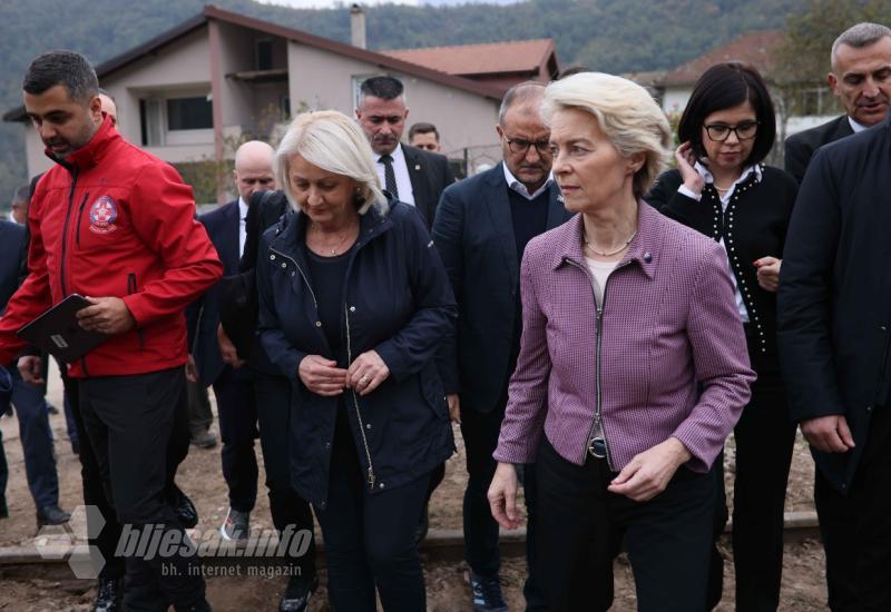 Ursula von der Leyen u Jablanici - Ursula von der Leyen u Jablanici zaprepaštena - 