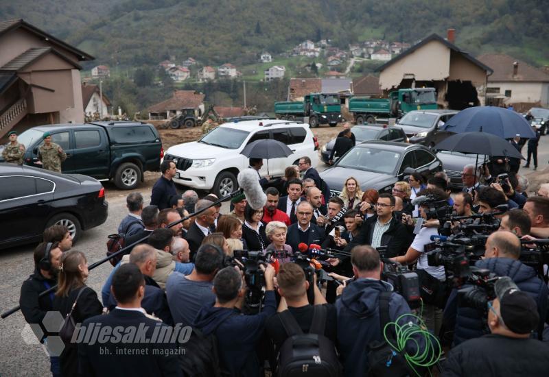 Von der Leyen u Donjoj Jablanici: Bit ćemo vaši prijatelji i partneri