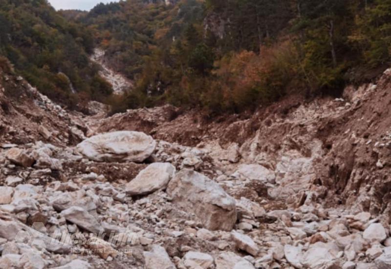 Kamenolom u Donjoj Jablanici i dalje prijeti, mještani u strahu od novih klizišta