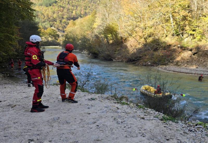 Glavatičevo kod Konjica: Rescue 3 obuka na Neretvi