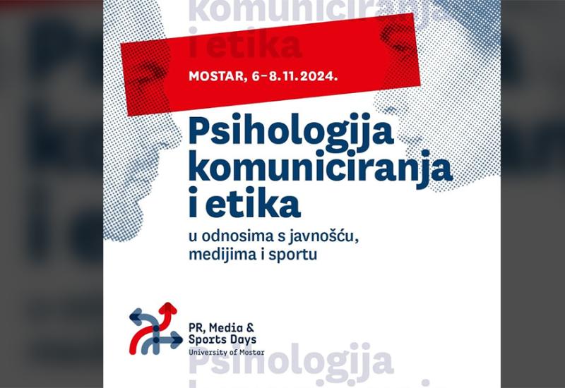 Najava konferencije ''PR, Media & Sports Days University of Mostar''