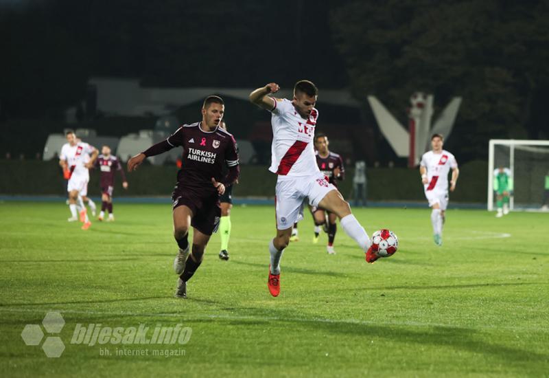 Zrinjski i Sarajevo remizirali, Toni Šunjić dobio crveni karton