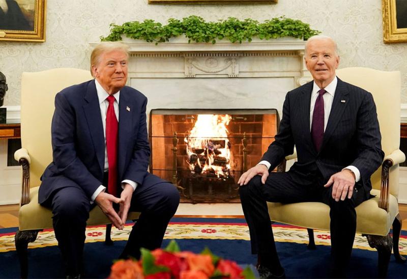 Susret u Bijeloj kući: Biden i Trump najavili mirnu tranziciju vlasti