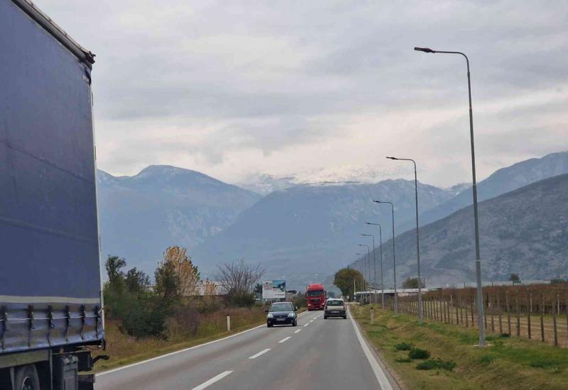 Snježni prekrivač oko Mostara - Snježni prekrivač oko Mostara