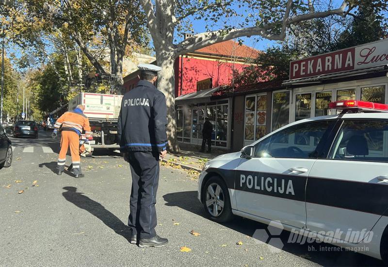 Akcija u Mostaru - FOTO Jak vjetar u Mostaru - vrijeme kao stvoreno za pilanje