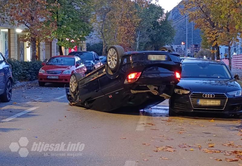 Mostar: Jedna osoba ozlijeđena u prevrtanju vozila kod Ere