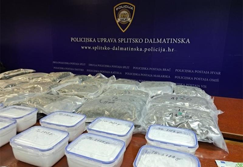 Policija oduzela 50 kilograma marihuane i amfetamina - Velika zapljena droge u Splitu: Policija oduzela 50 kilograma marihuane i amfetamina