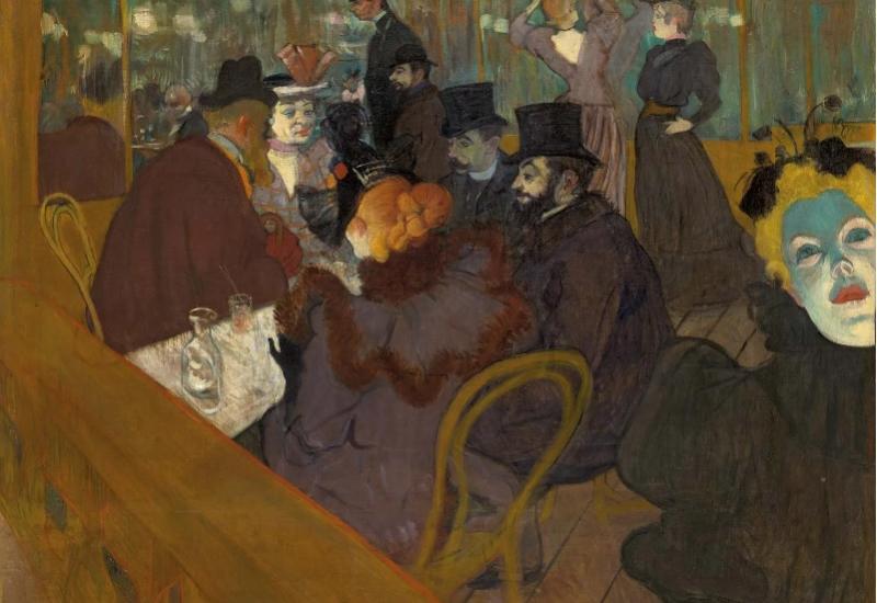 At the Moulin Rouge - Henri de Toulouse-Lautrec – genijalni slikar neobičnog izgleda