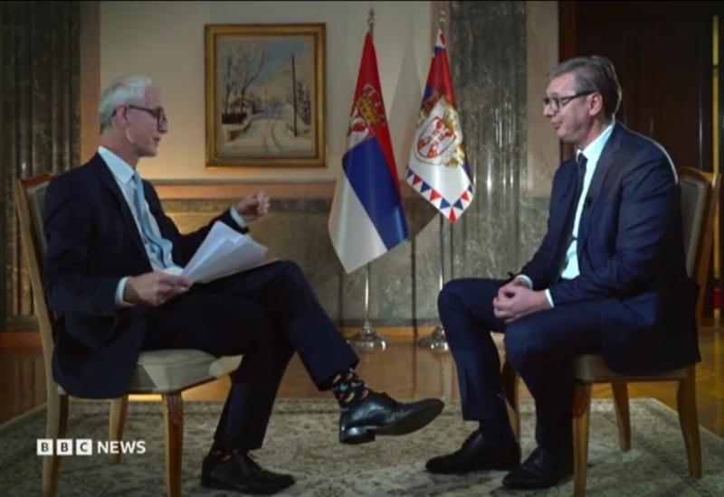 Intervju predsjednika Srbije Aleksandra Vučića za BBC - Vučić o Velikoj Srbiji, Srebrenici i Dodiku 