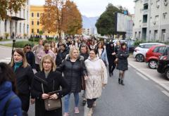 Najmasovniji prosvjed prosvjetara u HNŽ - Peti put smo ovdje, borimo se za našu djecu a ne sebe