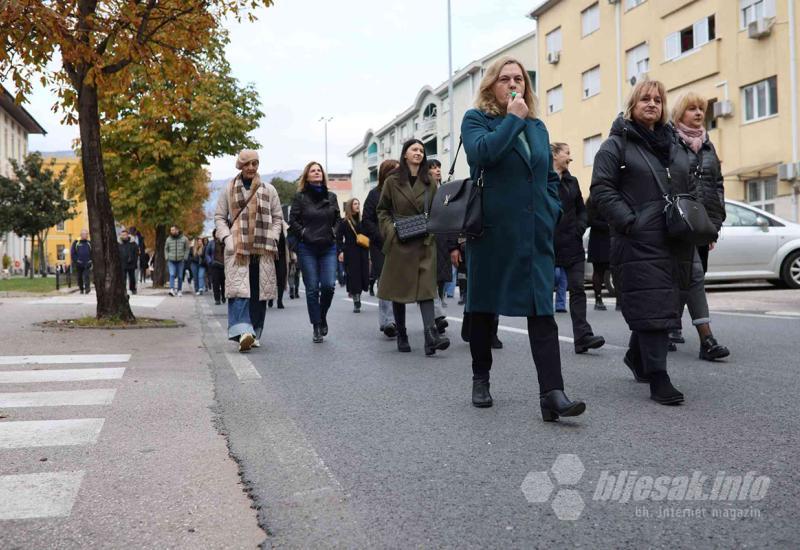 Najmasovniji prosvjed prosvjetara u HNŽ - Peti put smo ovdje, borimo se za našu djecu a ne sebe