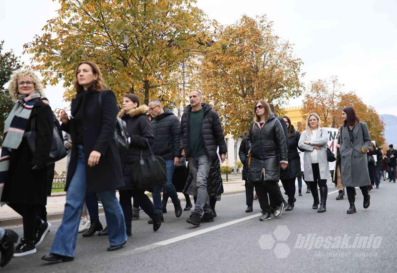 Prosvjed prosvjetara u HNŽ-u - Prosvjed prosvjetara u HNŽ - 