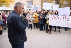 Najmasovniji prosvjed prosvjetara u HNŽ - Peti put smo ovdje, borimo se za našu djecu a ne sebe