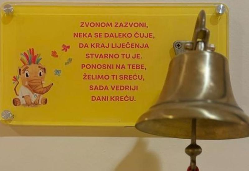 Bolnica u Zagrebu dobila zvono kojim će maleni pacijenti označiti kraj liječenja