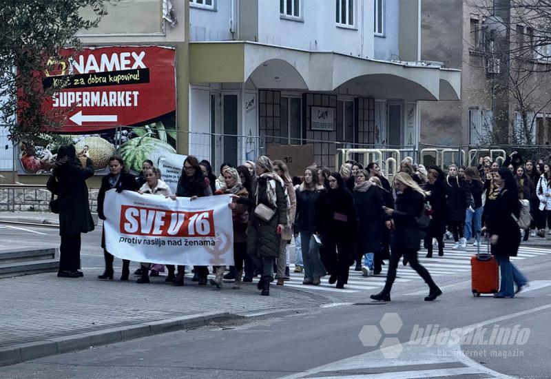 VIDEO ''Hod protiv nasilja nad ženama'' u Mostaru: Svaki femicid mogao je biti spriječen