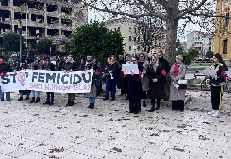 Prosvjedi protiv femicida, nasilja nad ženama i djevojčicama održani u Mostaru - FOTO Iz Mostara poručeno: Niti jedna više!