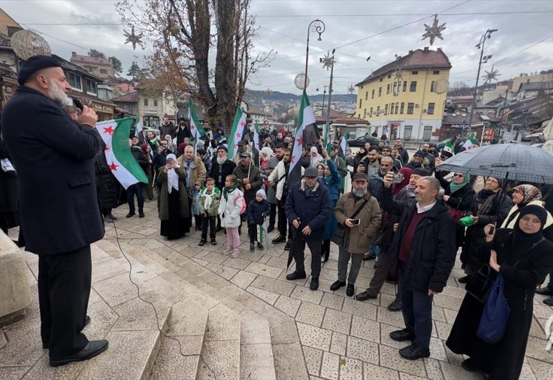 Slavlje u Sarajevu zbog pada Assadovog režima u Siriji: "Oslobođenje za narod"