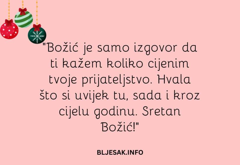 Božićna čestitka za prijatelja - 100 najljepših božićnih čestitki koje će oduševiti vaše najmilije