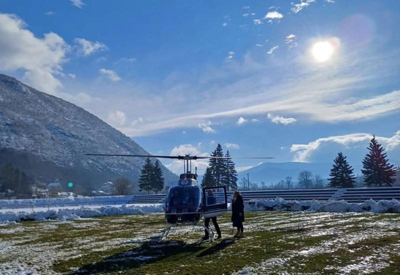 Helikopterom hitno prevezena dva pacijenta: "Uvjeti su bili izuzetno teški"