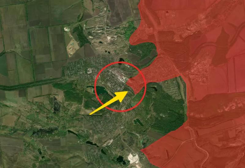 Mapa ISW-a i područja Časiv Jara - Debakl Rusa: Ukrajina povratila kontrolu nad 