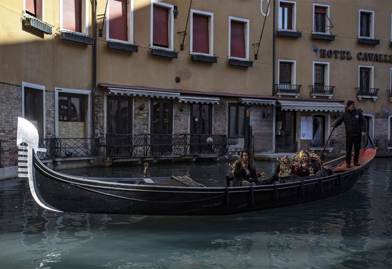 Visok vodostaj u Veneciji - FOTO| Venecija pod vodom: Plima podigla vodostaj na 110 cm, aktiviran MOSE sustav