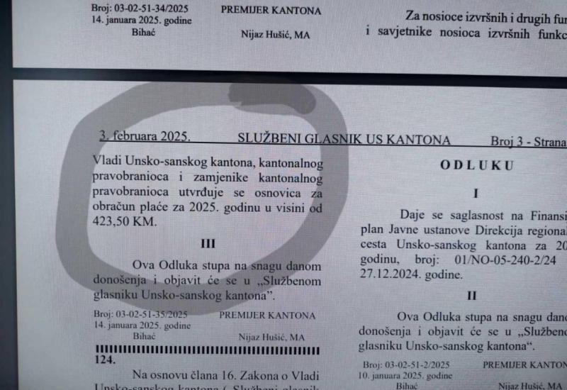 Odluka o povećanju plaće - Još jedna skupina političara odlučila povećati sebi plaću za 400 KM