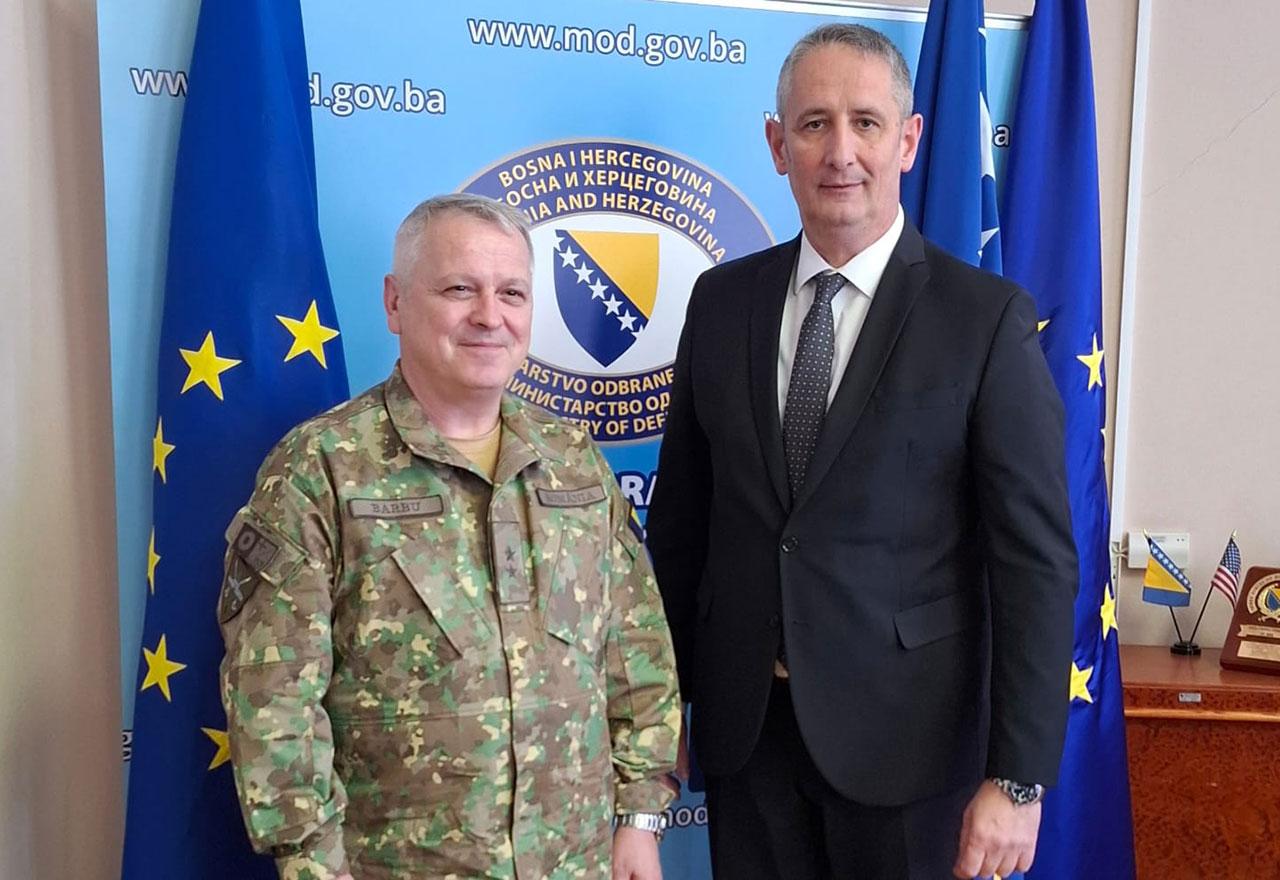 Zamjenik Slaven Galić sa novim zapovjednikom EUFOR-a u BiH / Bljesak.info | BH Internet magazin