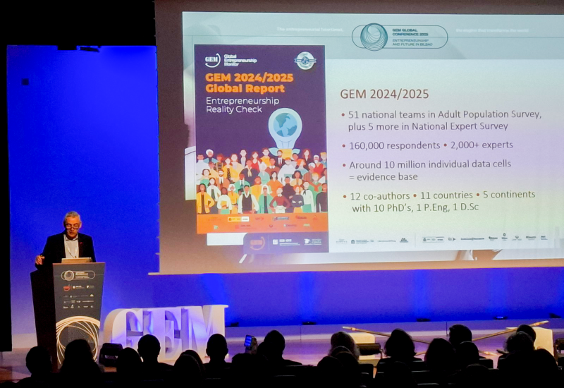 Govor na GEM konferenciji - Istraživanje GEM: Strah od neuspjeha u poduzetništvu u porastu